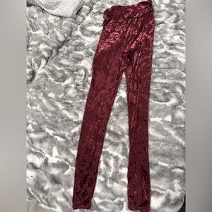 FP Movement by Free People Burgundy Leggings